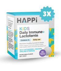 3 x HAPPI Kids Daily Immune+ Lactoferrin