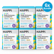 6 x HAPPI Kids Daily Immune+ Lactoferrin