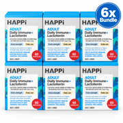 6 x  HAPPI Adult Daily Immune+ Lactoferrin