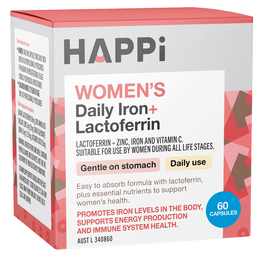 HAPPI Women’s Daily Iron+ Lactoferrin