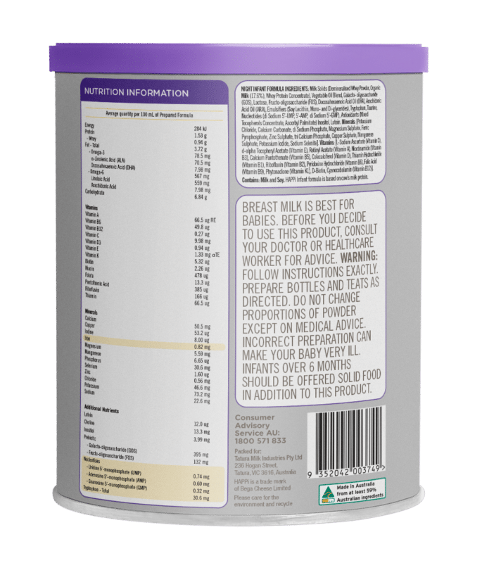 Stage 1 Night Infant Formula 6 x 600g