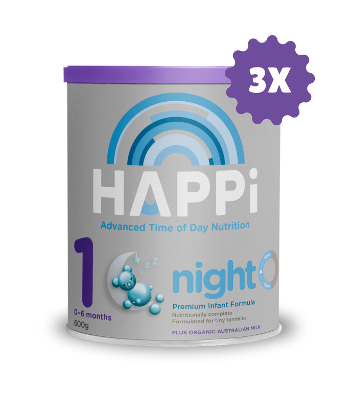 3 x Stage 1 Night Infant Formula 600g