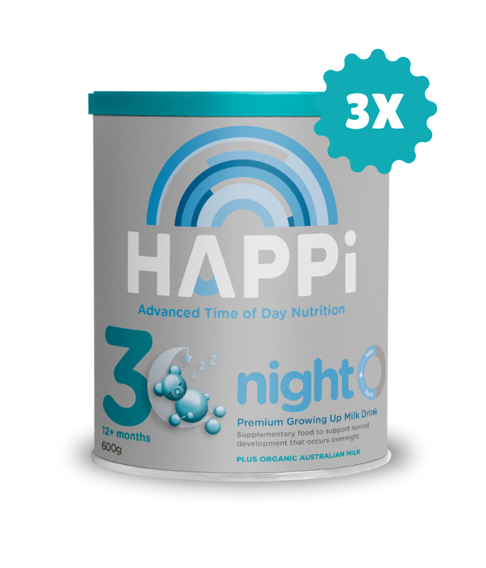 3 x Stage 3 Night Toddler Milk Drink 600g