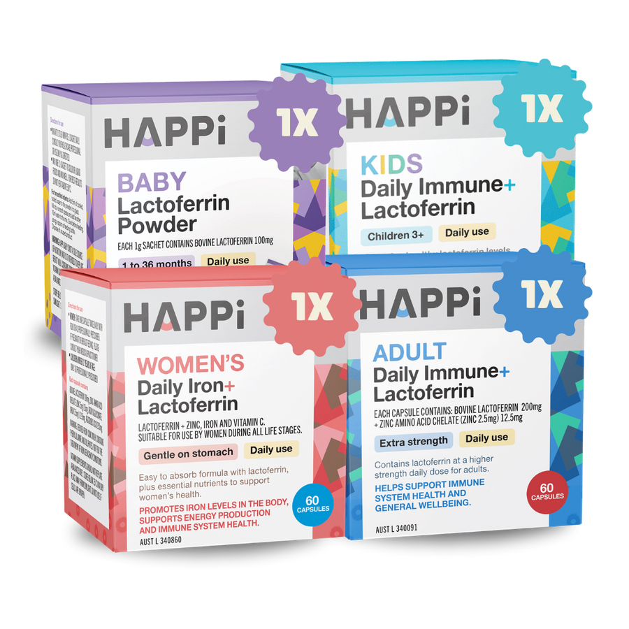 HAPPi Family Lactoferrin Bundle